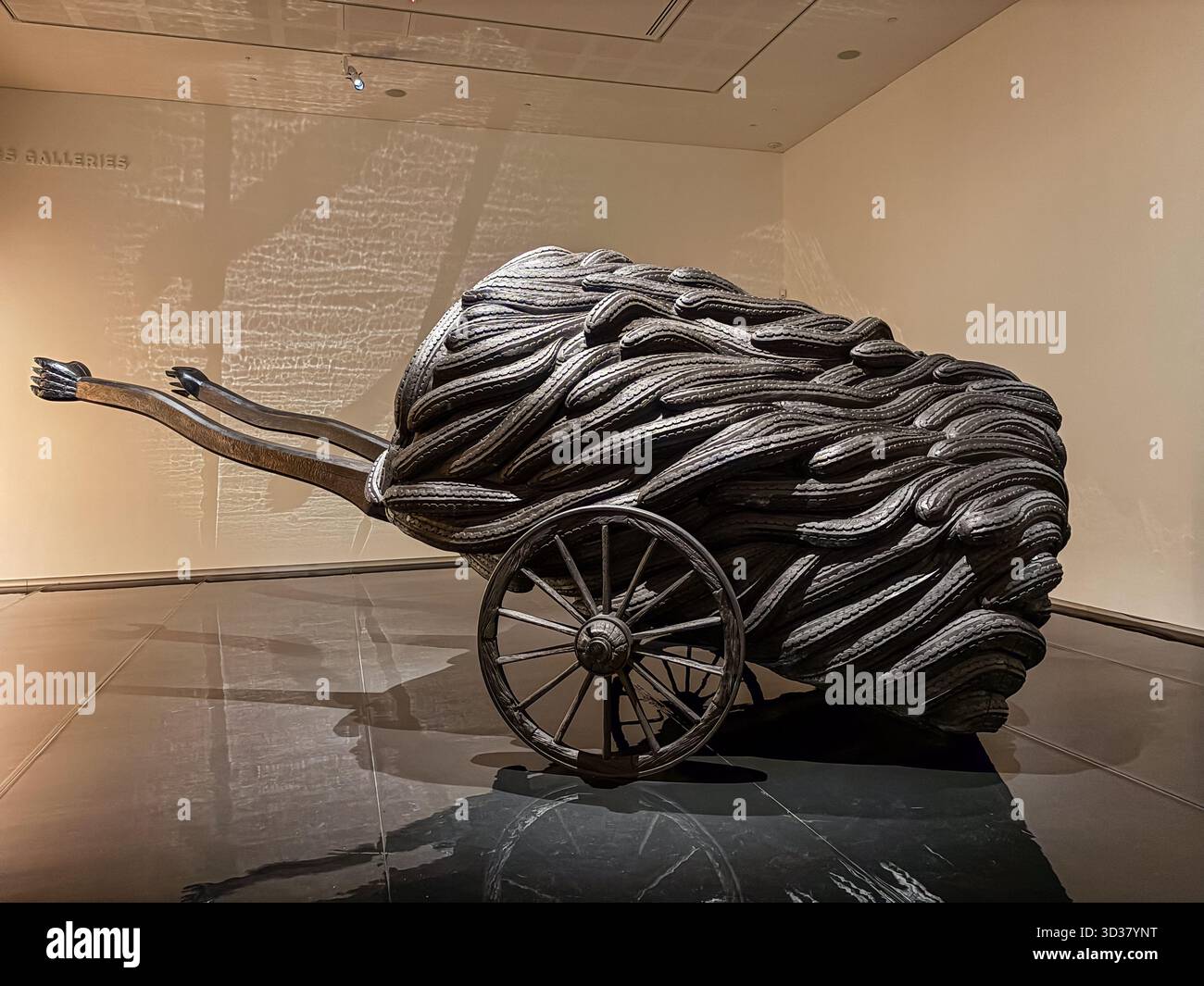 Wastelands art installation. Large contemporary sculpture made from ...