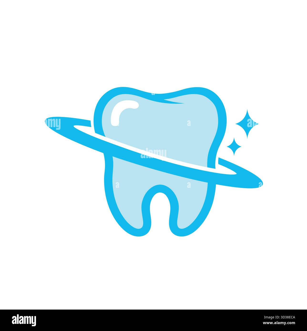Tooth Planet Logo Vector Symbol Icon Design Stock Vector