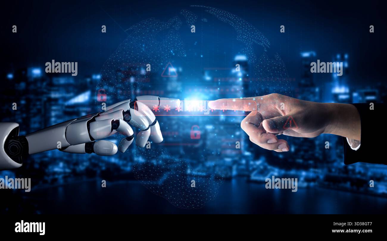 AI-generated password warning alert showing critical cybersecurity ...