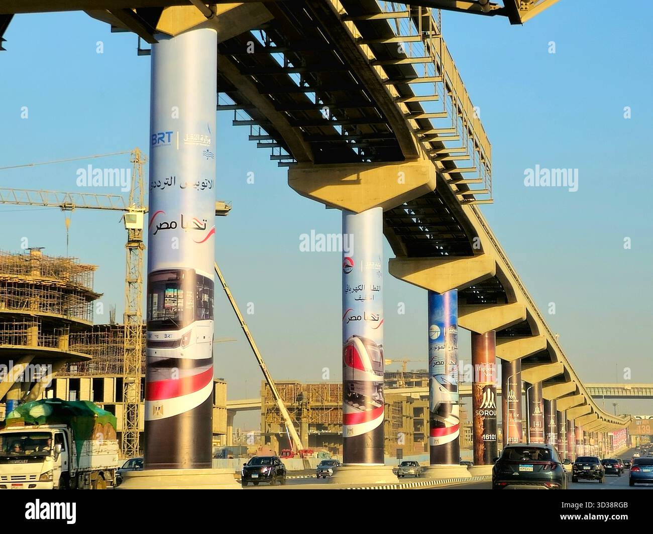 Cairo, Egypt, October 28 2025: the new public transportation ...