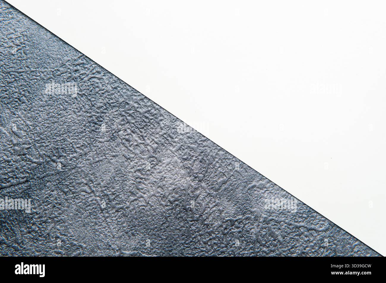 Minimalist Gray Textured and White Geometric Background Stock Photo