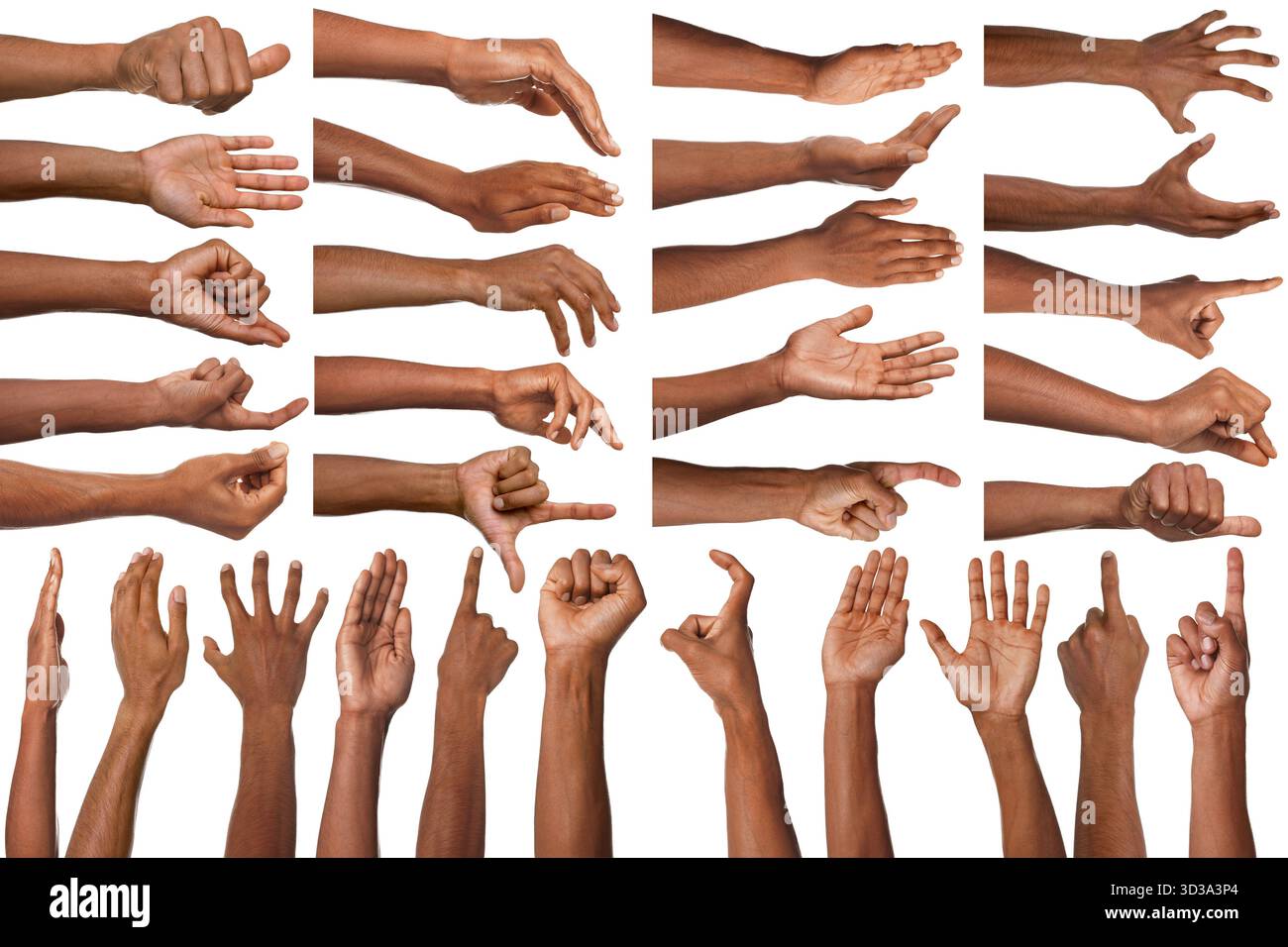 American sign language numbers hi-res stock photography and images - Alamy