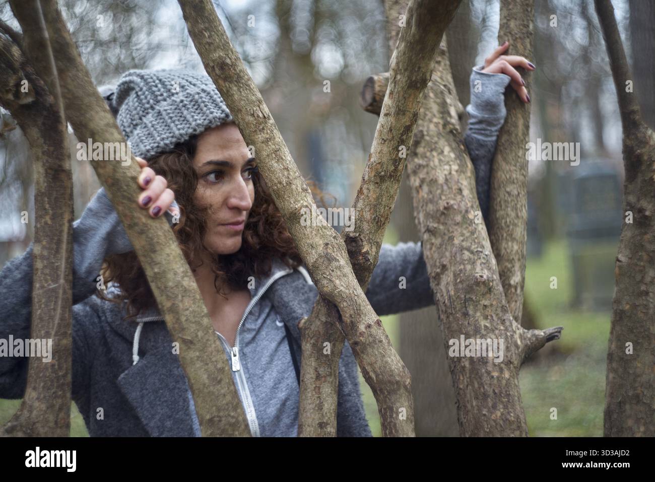 Closeness to nature, Turkish ethnicity, among trees, offspring ...