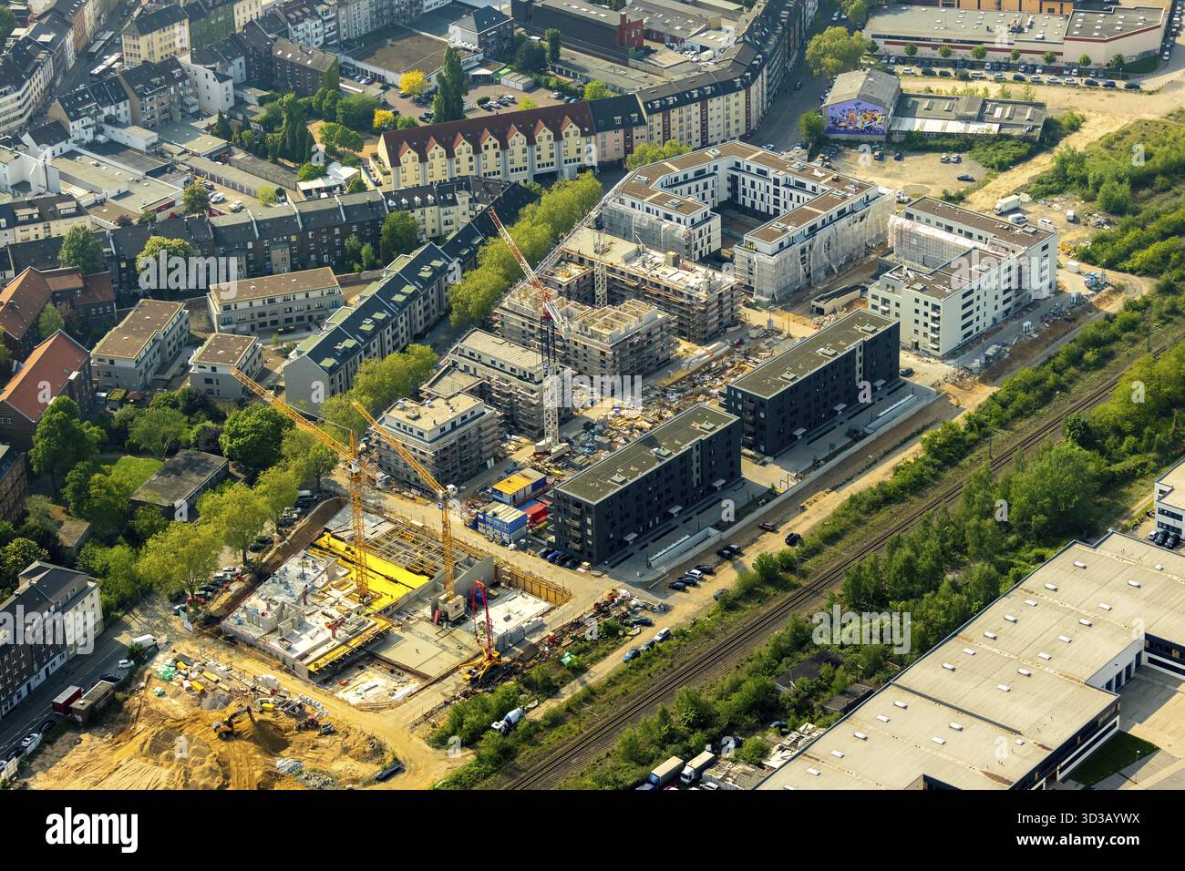 Gallery Detail: Aerial View Of The Construction Site Of The New Barrier