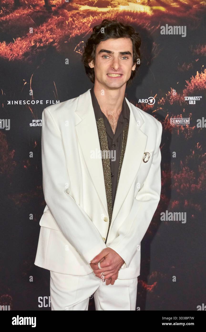 Aaron Hilmer at the premiere of the ARD miniseries 'Black Gold' in the ...