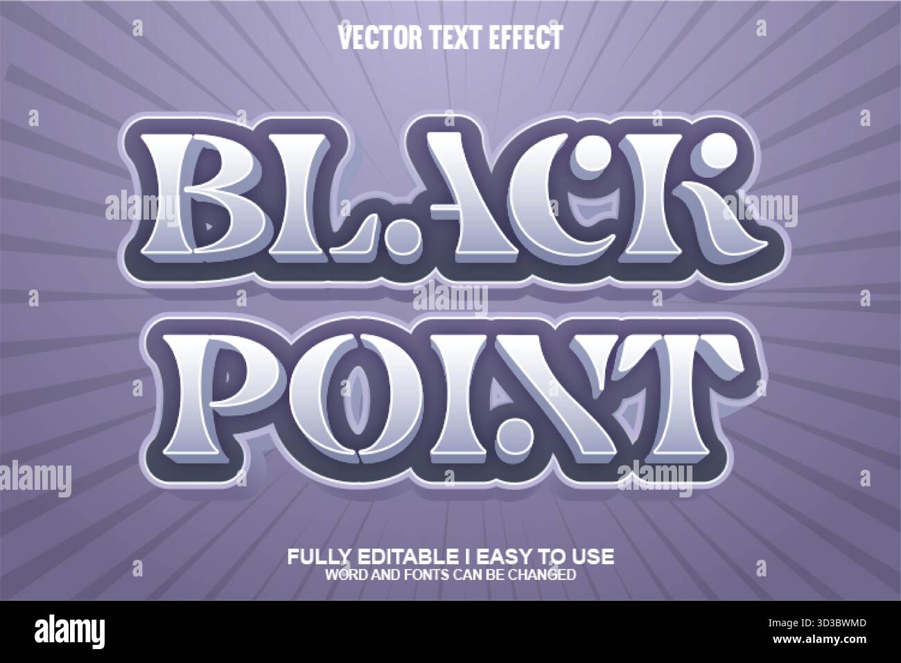 Editable Vector Text Effect Stock Vector Image & Art - Alamy