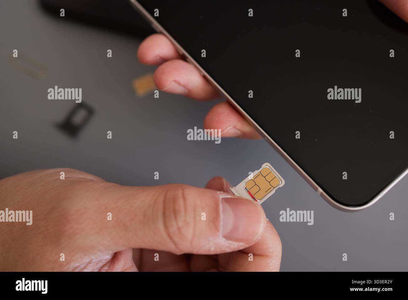 Pyrex Sim Card Insert sim tray card in hi-res stock photography and images - Alamy