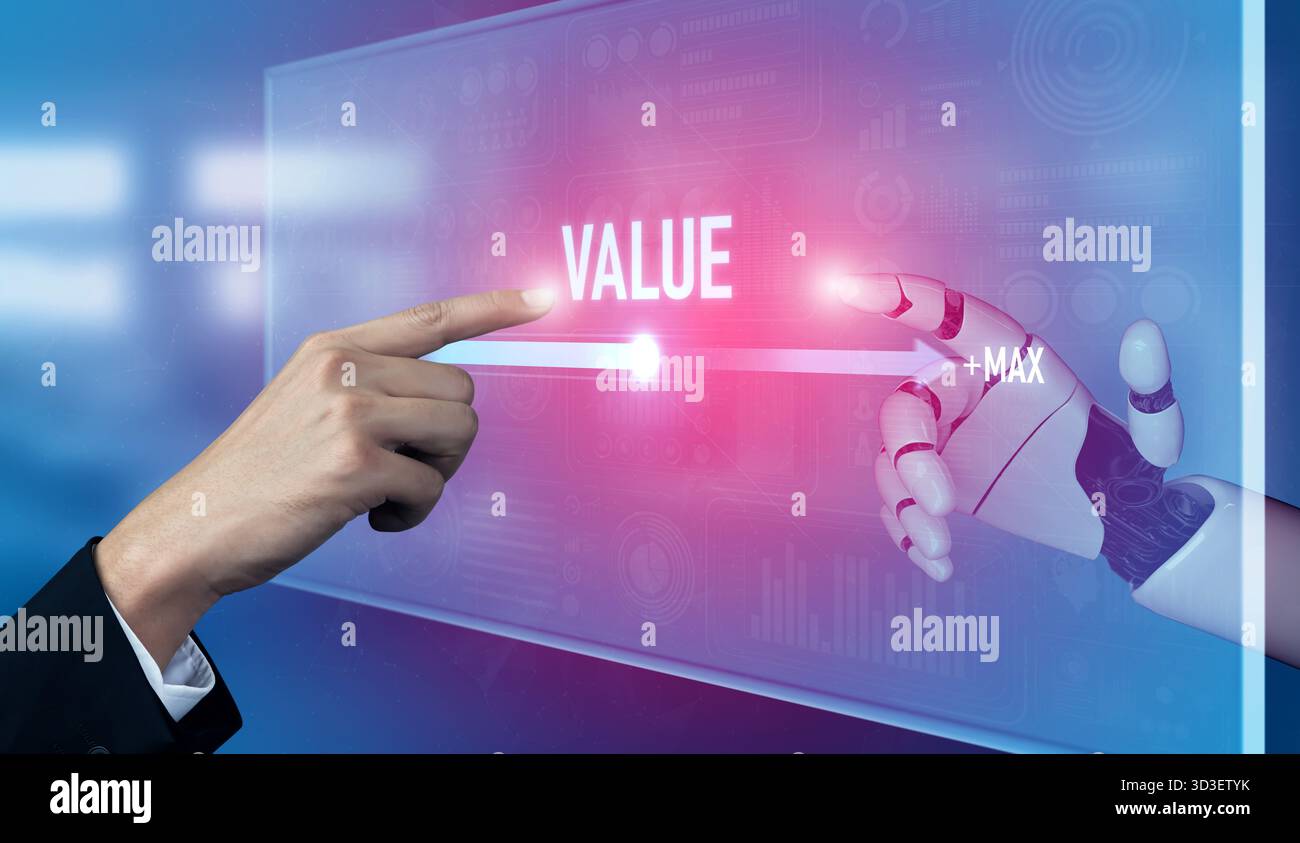 AI-driven calibration to track and optimize key value indicators across ...
