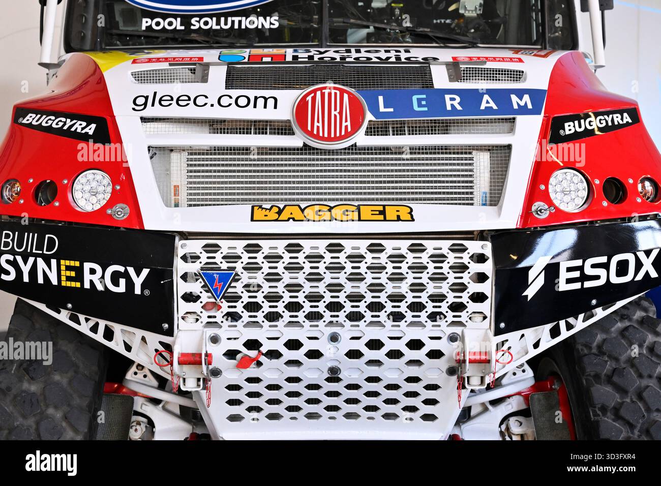 Tatra Buggyra Evo3 truck of the Buggyra Racing team prepared for the ...