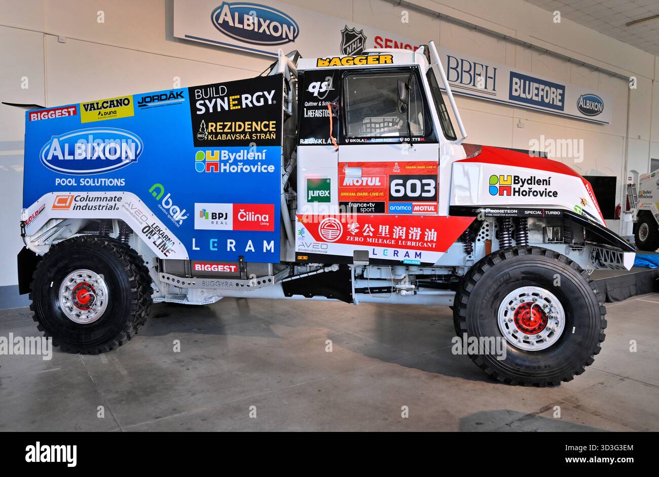 Horovice, Czech Republic. 05th Nov, 2025. Buggyra Invictus truck of the ...