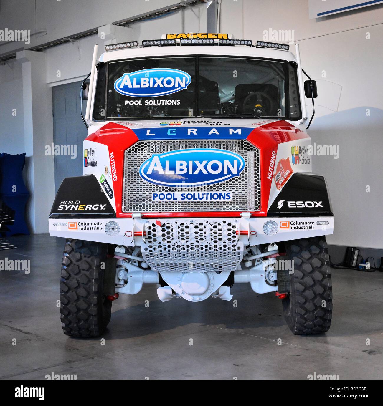 Buggyra Invictus truck of the Buggyra Racing team prepared for the ...