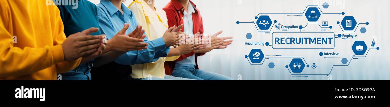 Diverse Group of Job Seekers Engaged in Recruitment Process with ...