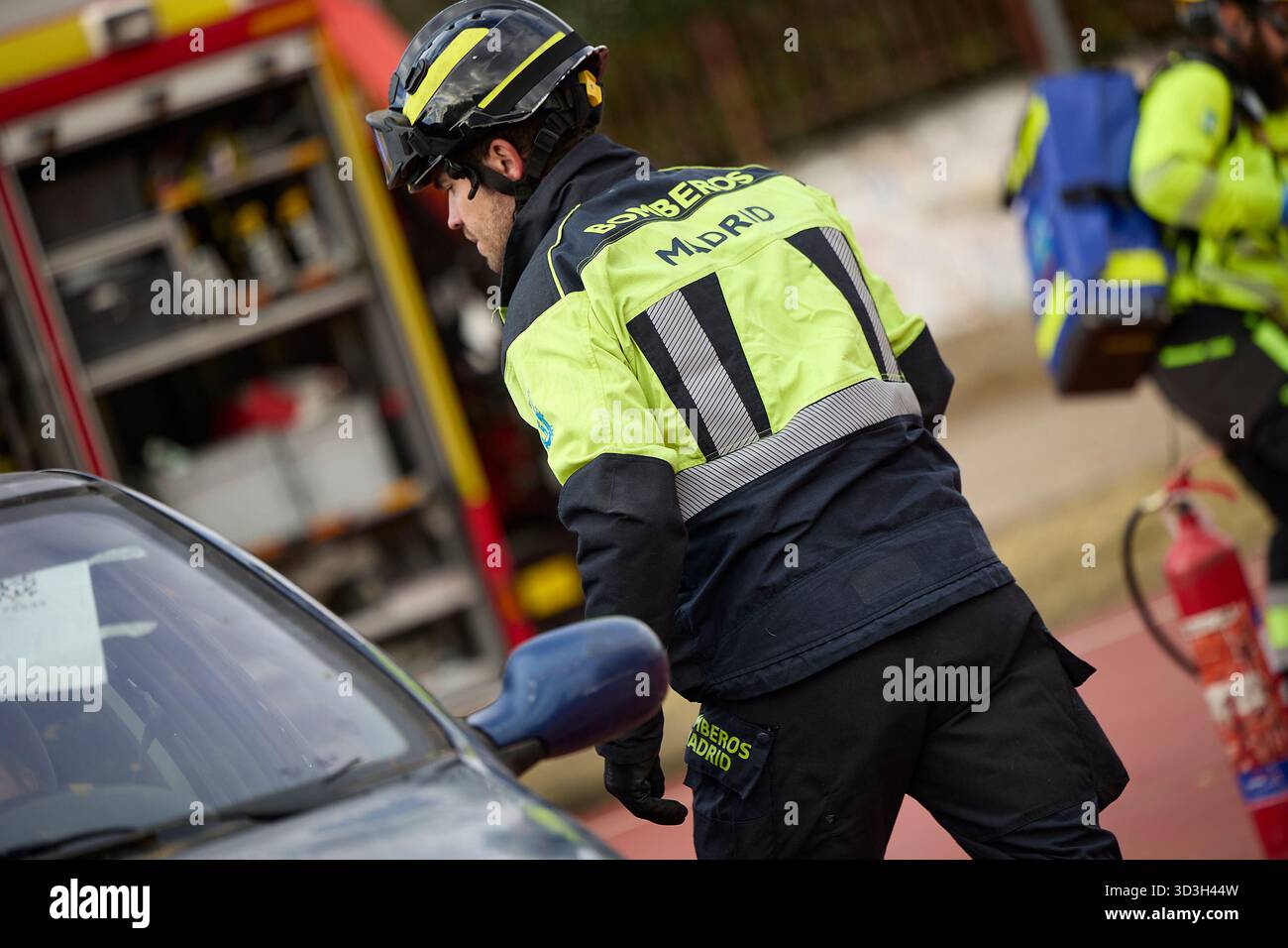 Multiple traffic accident drill at IES Pio Baroja, on November 6, 2025 ...