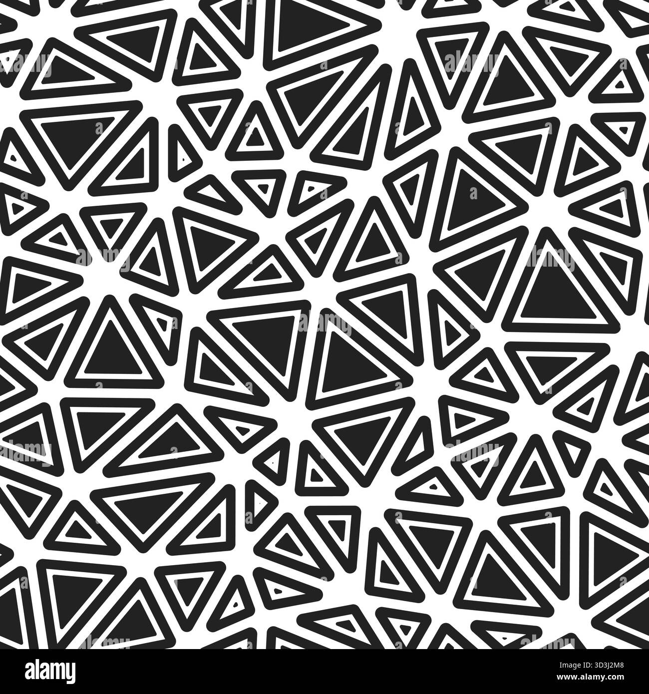Triangles Background. Rounded solid shapes in frames. Medium triangles ...