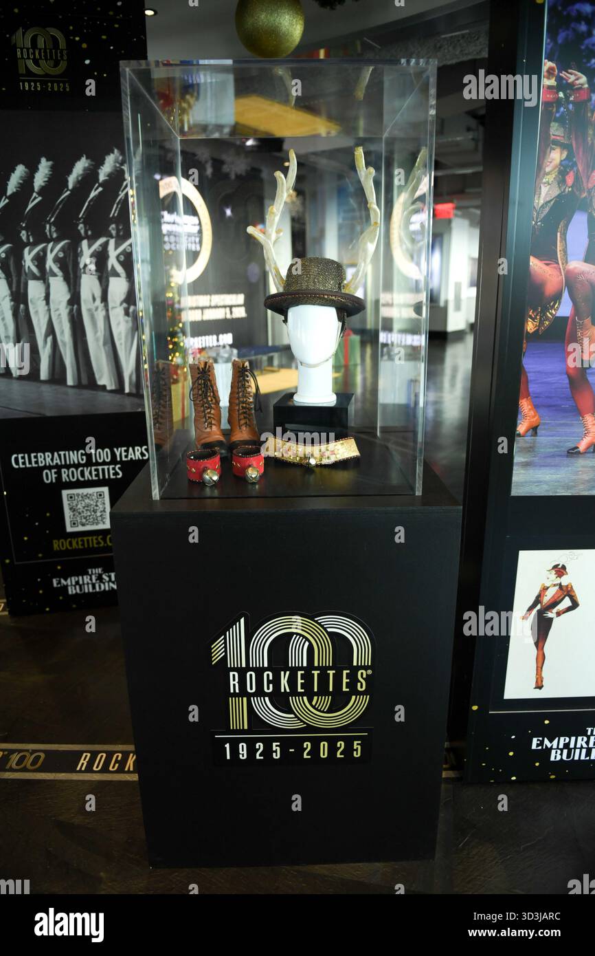 Ny Rockets Costumes A special exhibit displays costumes, photos and memorabilia at the ...