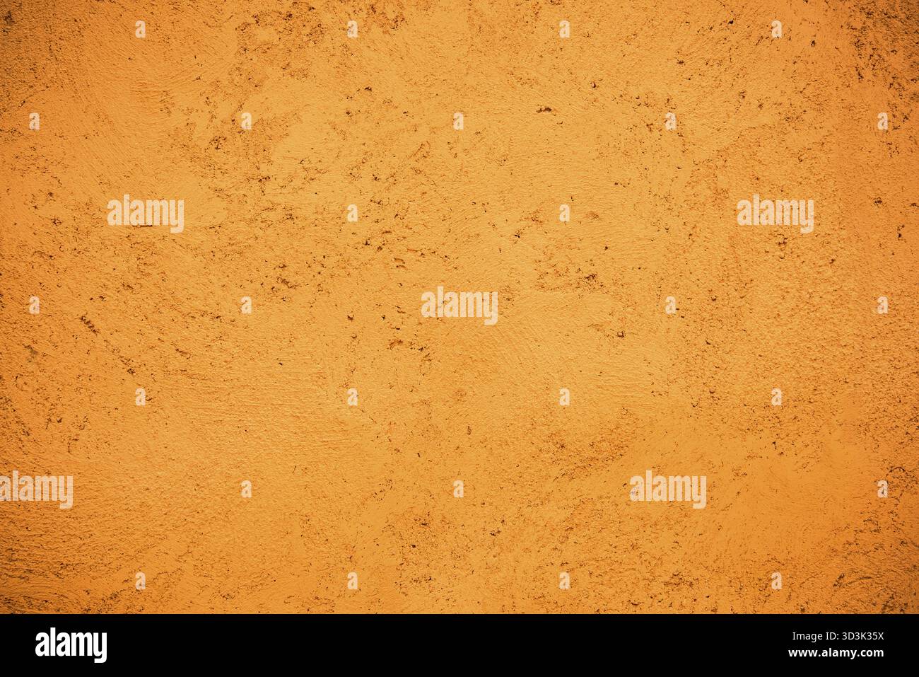 Hand painted orange Moroccan wall background Stock Photo