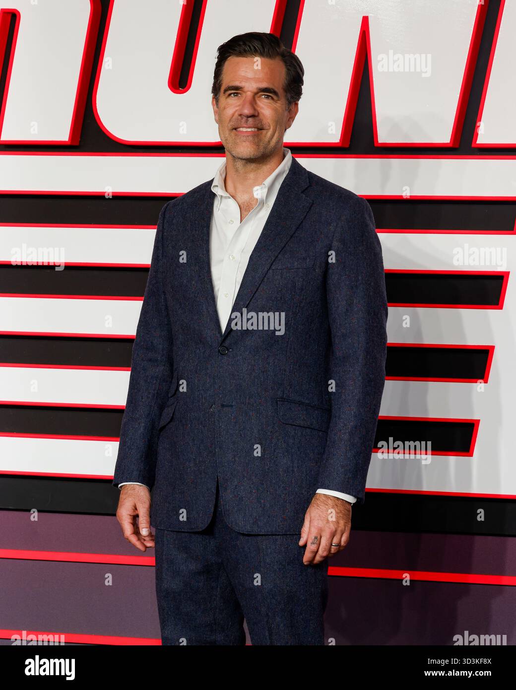 Rod Delaney Rob Delaney attends The Running Man UK Premiere at the Odeon Luxe in ...