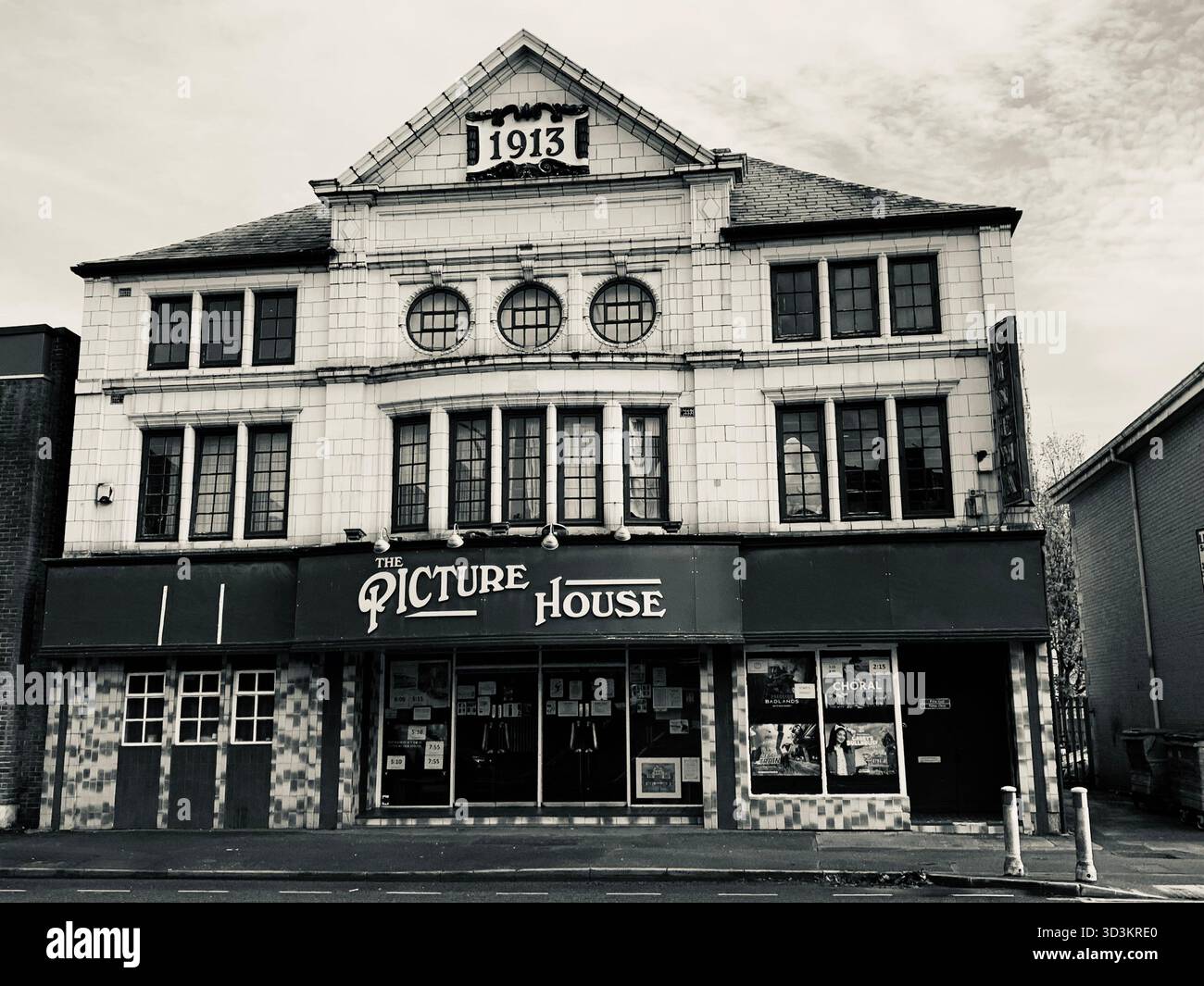 Bradford Keighley Picture House films film old place street historic history type building music acting stage performance UK British England style - Smartphone Captured Stock Image