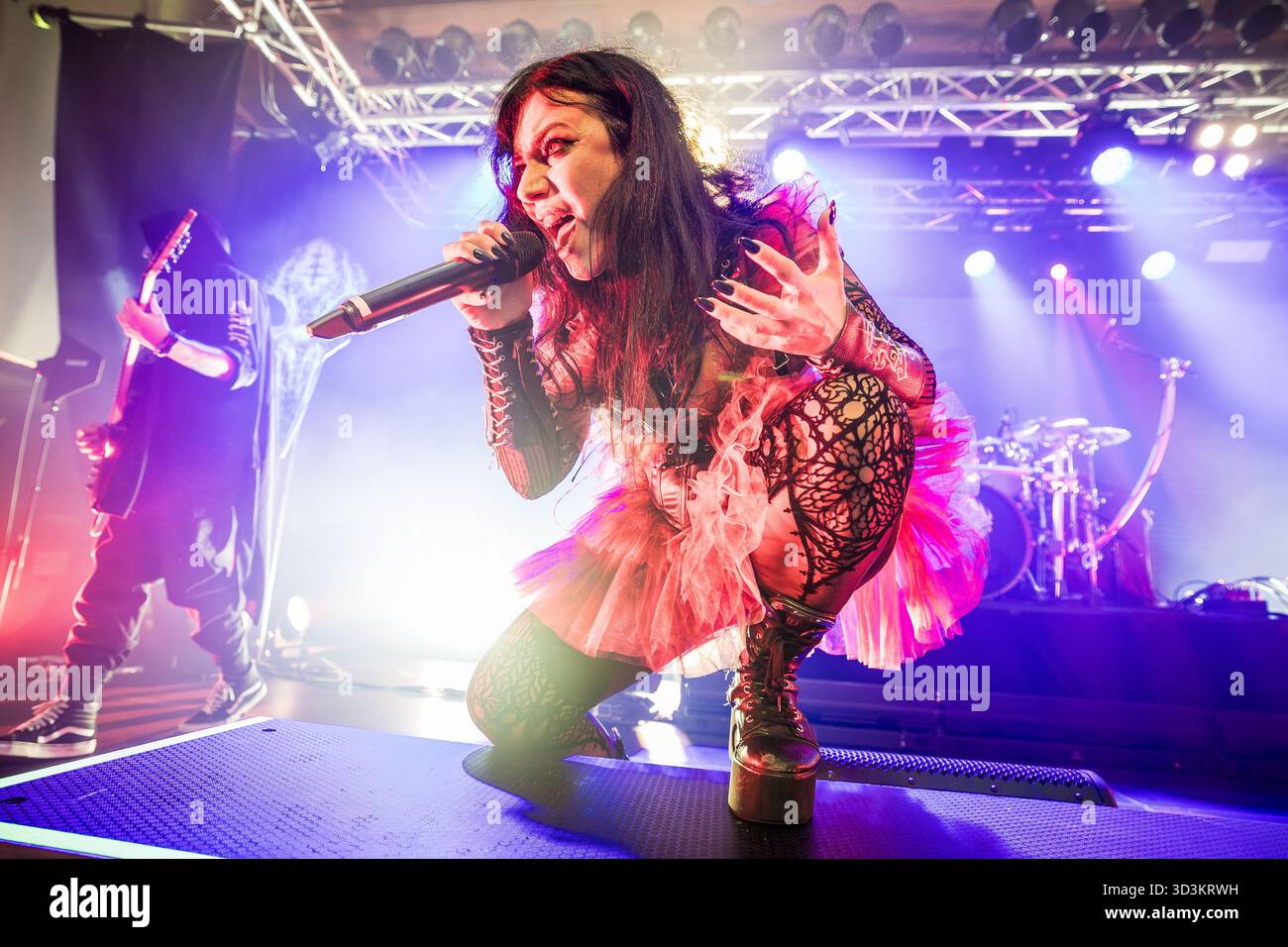 Cristina Scabbia of Lacuna Coil performing live on 5 November 2025