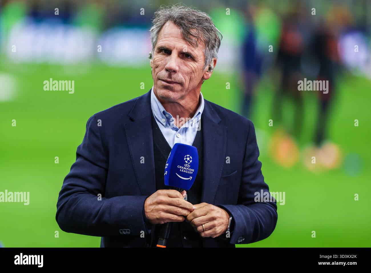 Gianfranco Zola former player seen during UEFA Champions League 2025/26 League Phase - Matchday 4 football match between FC Internazionale and FC Kairat Almaty at San Siro Stadium. Final scores; FC Internazionale  2 : 1 FC Kairat Almaty. Stock Photo