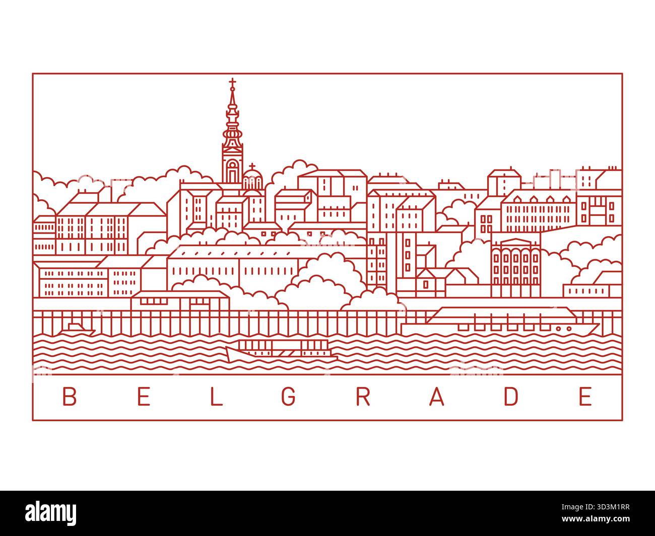 Beograd vector vectors Stock Vector Images - Alamy