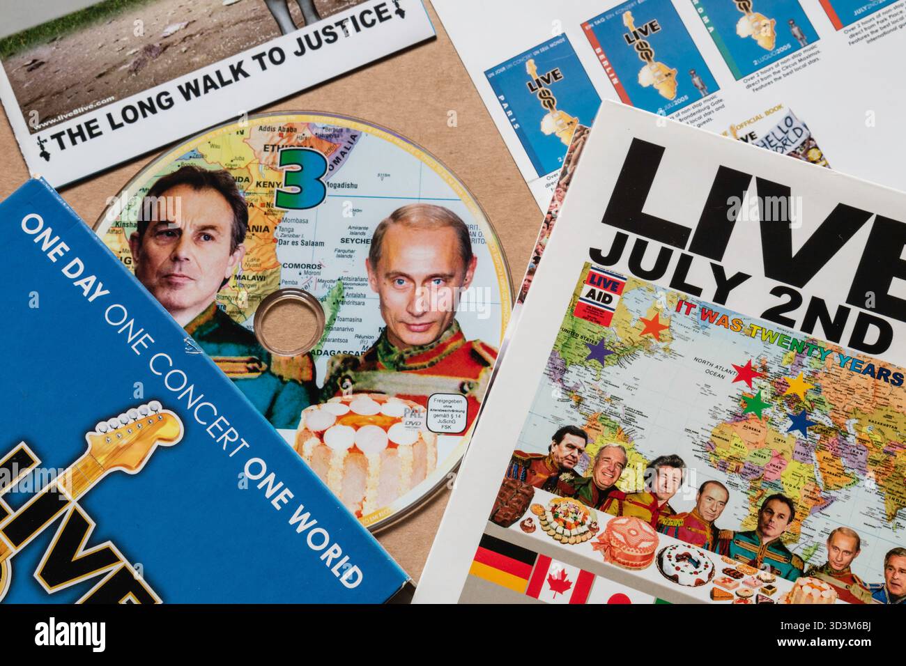 Live aid dvd hi-res stock photography and images - Alamy
