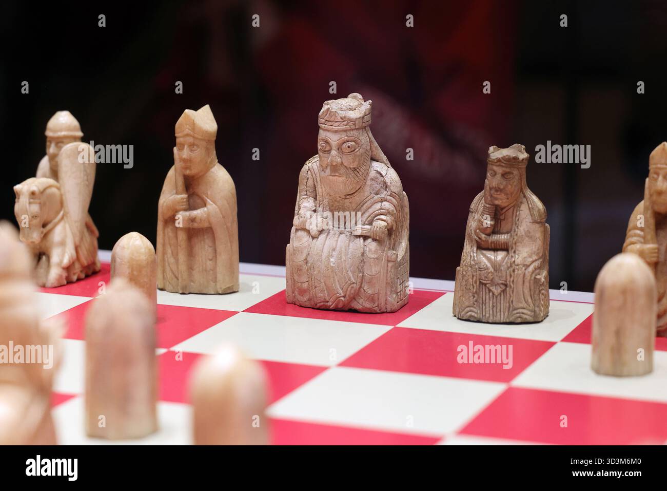 Lewis Chessmen at the British Museum, one of the world's iconic ...