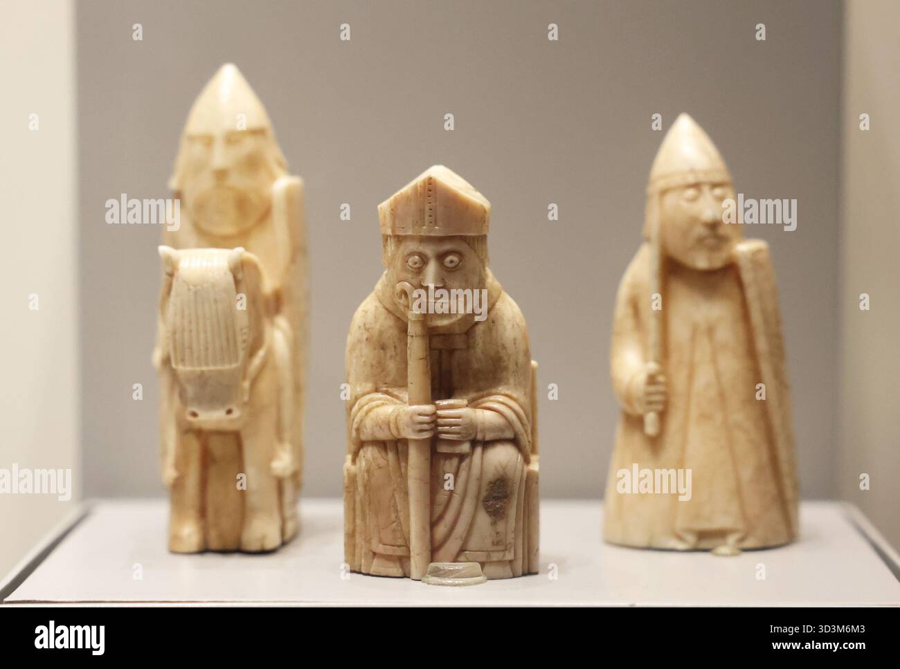 Lewis Chessmen at the British Museum, one of the world's iconic ...