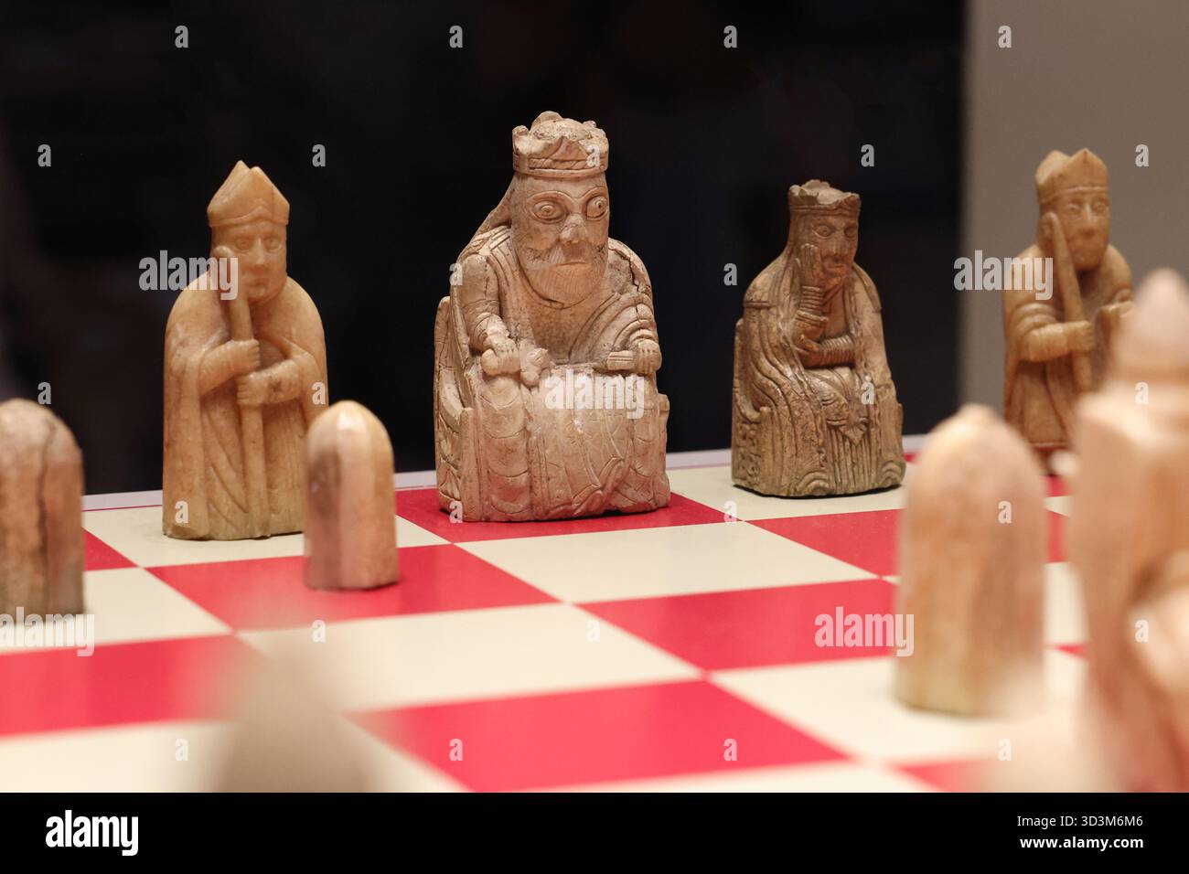 Lewis Chessmen at the British Museum, one of the world's iconic ...