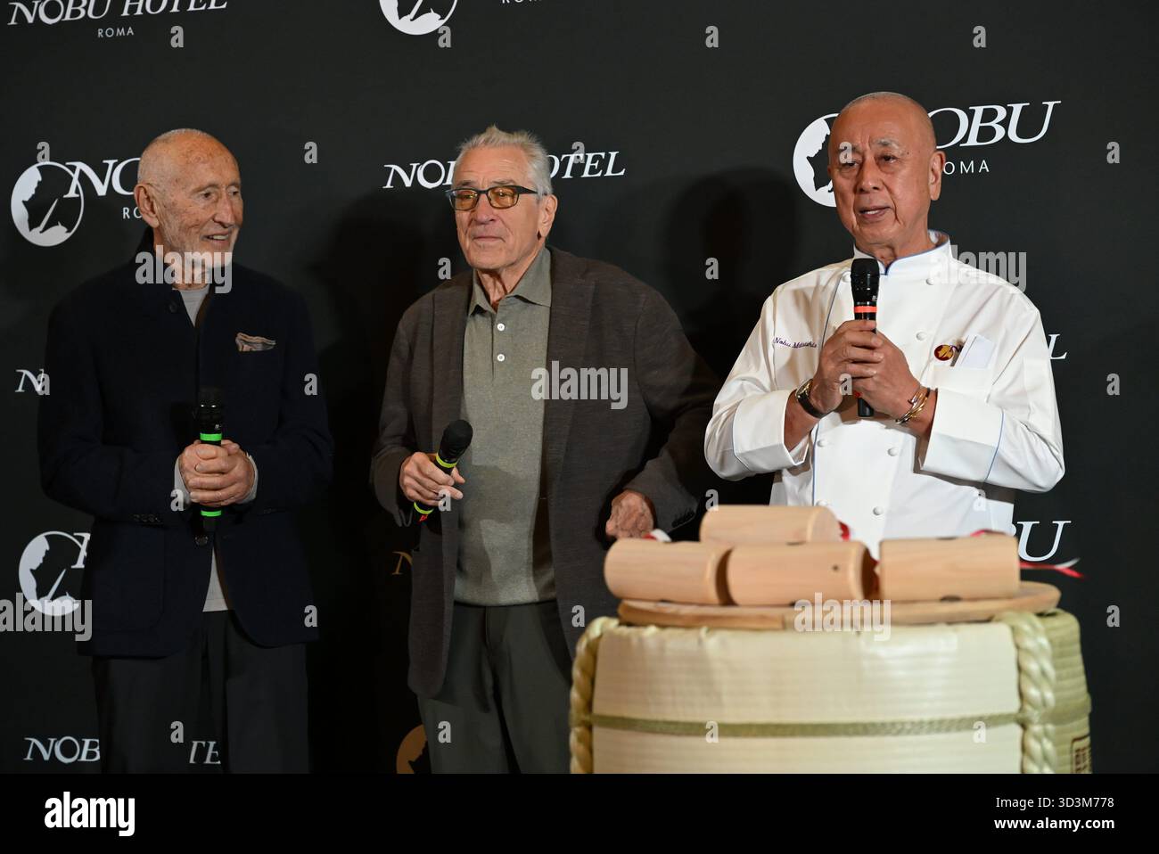 Roman Teper Rome: Via Veneto. Nobu Hotel Opening, Sake Ceremony. Pictured: Meir ...