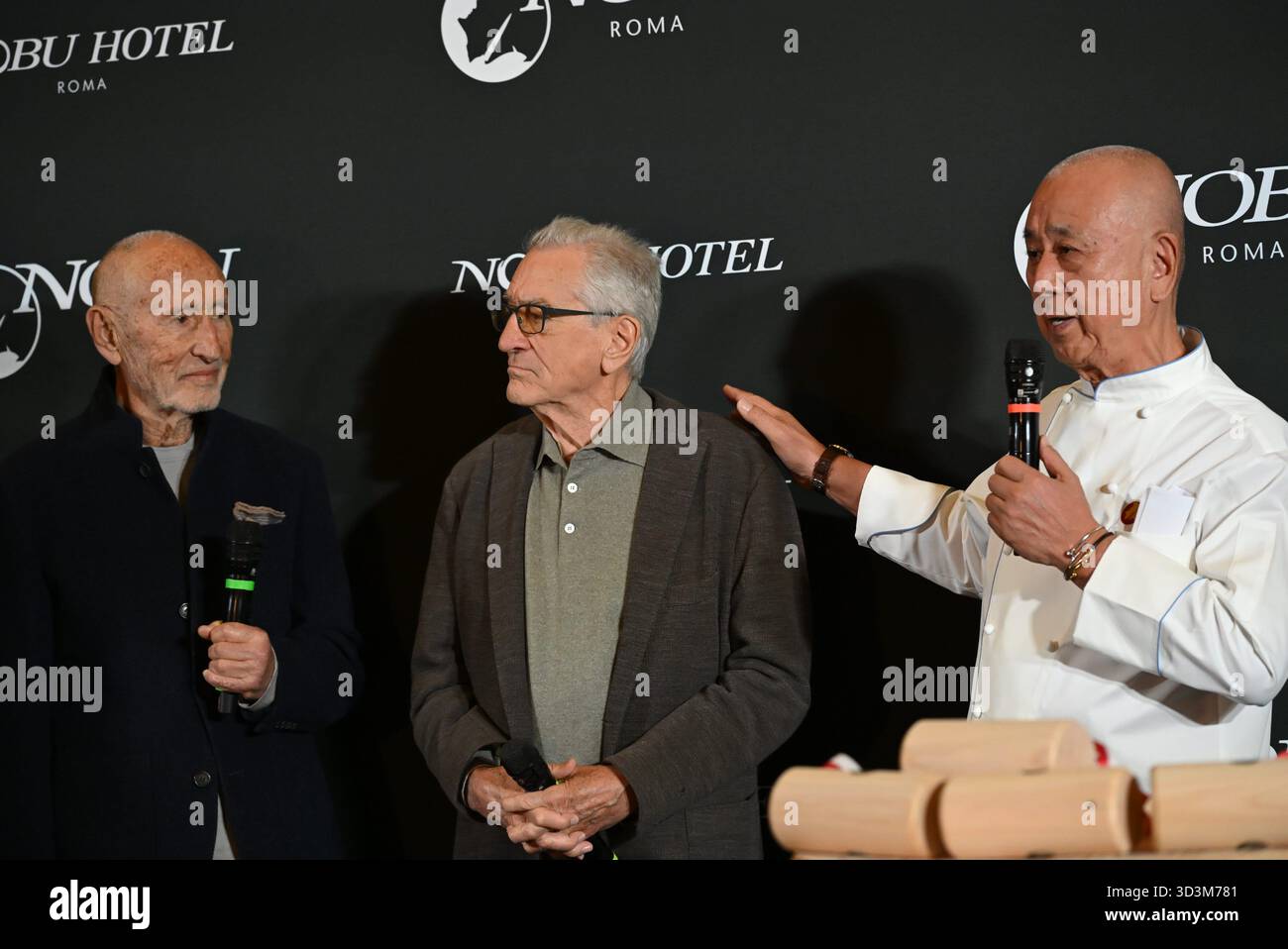 Roman Teper Rome: Via Veneto. Nobu Hotel Opening, Sake Ceremony. Pictured: Meir ...