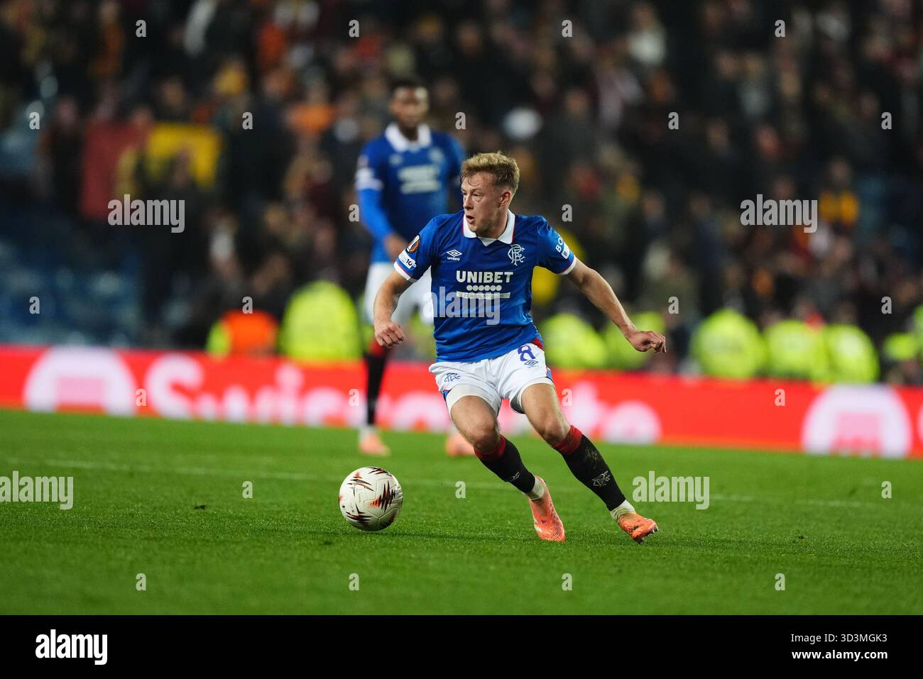 Rangers' Connor Barron during the UEFA Europa League match at Ibrox ...
