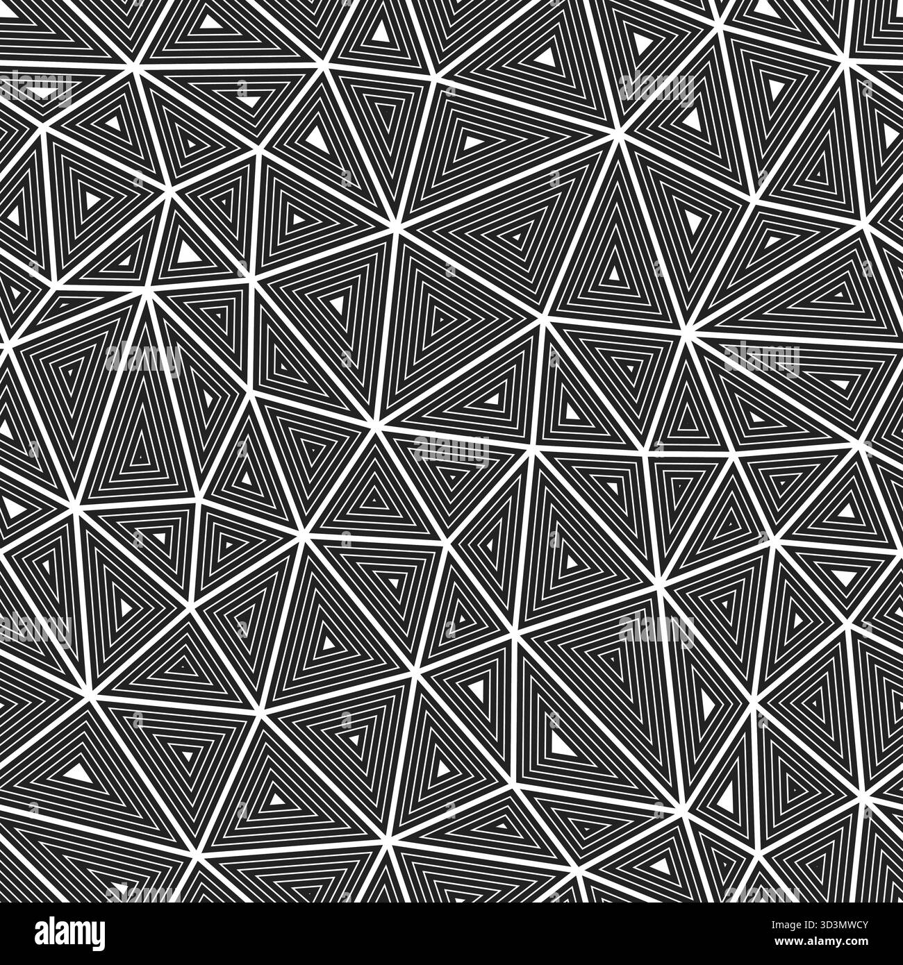 Triangles pattern with multiple repeated inner triangles. Medium shape ...