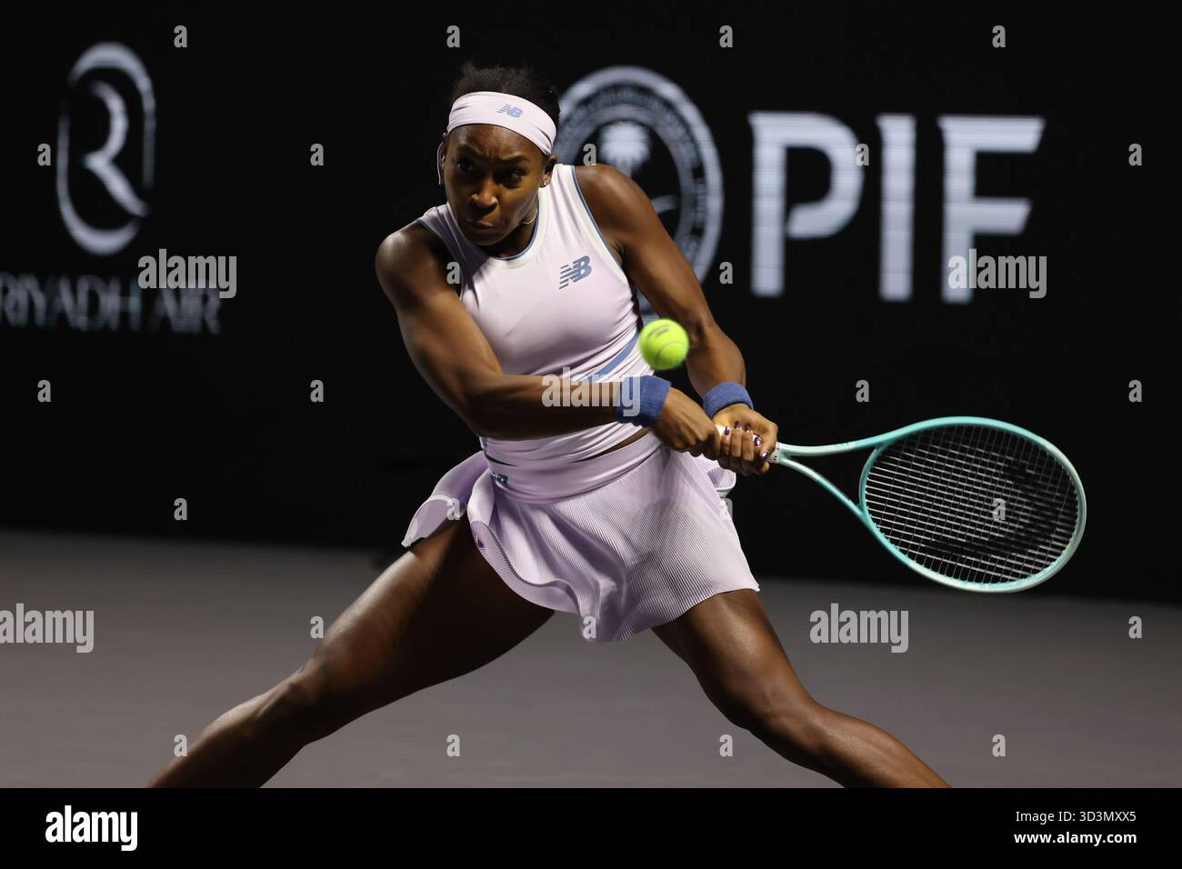 Coco Riyadh (251107) -- RIYADH, Nov. 7, 2025 (Xinhua) -- Coco Gauff of the United ...
