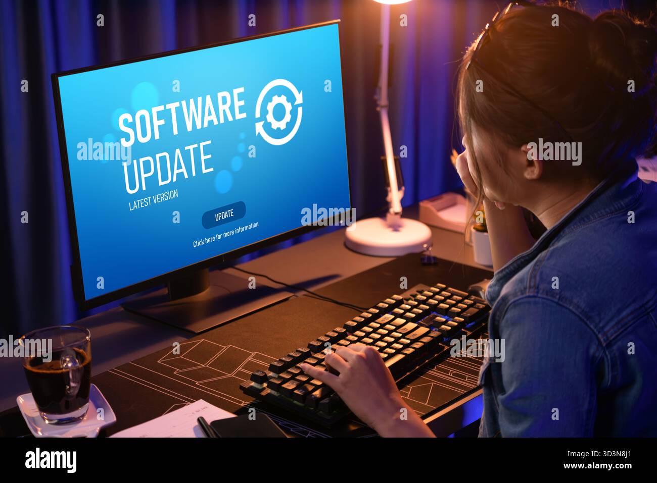 Computer Verton Software update on computer for brisk version of device software ...