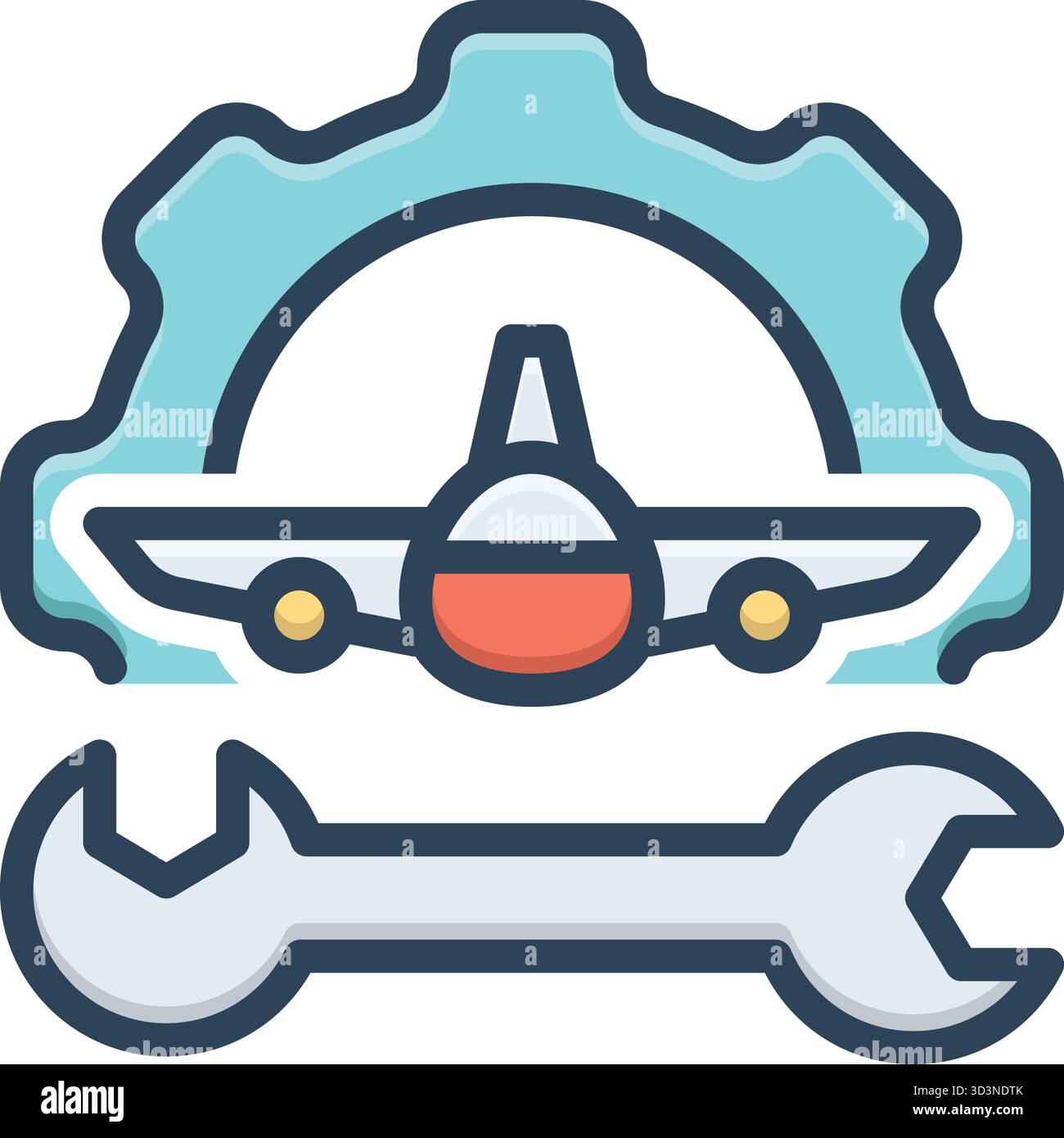 Icon for aircraft inspection, aircraft Stock Vector Image & Art - Alamy