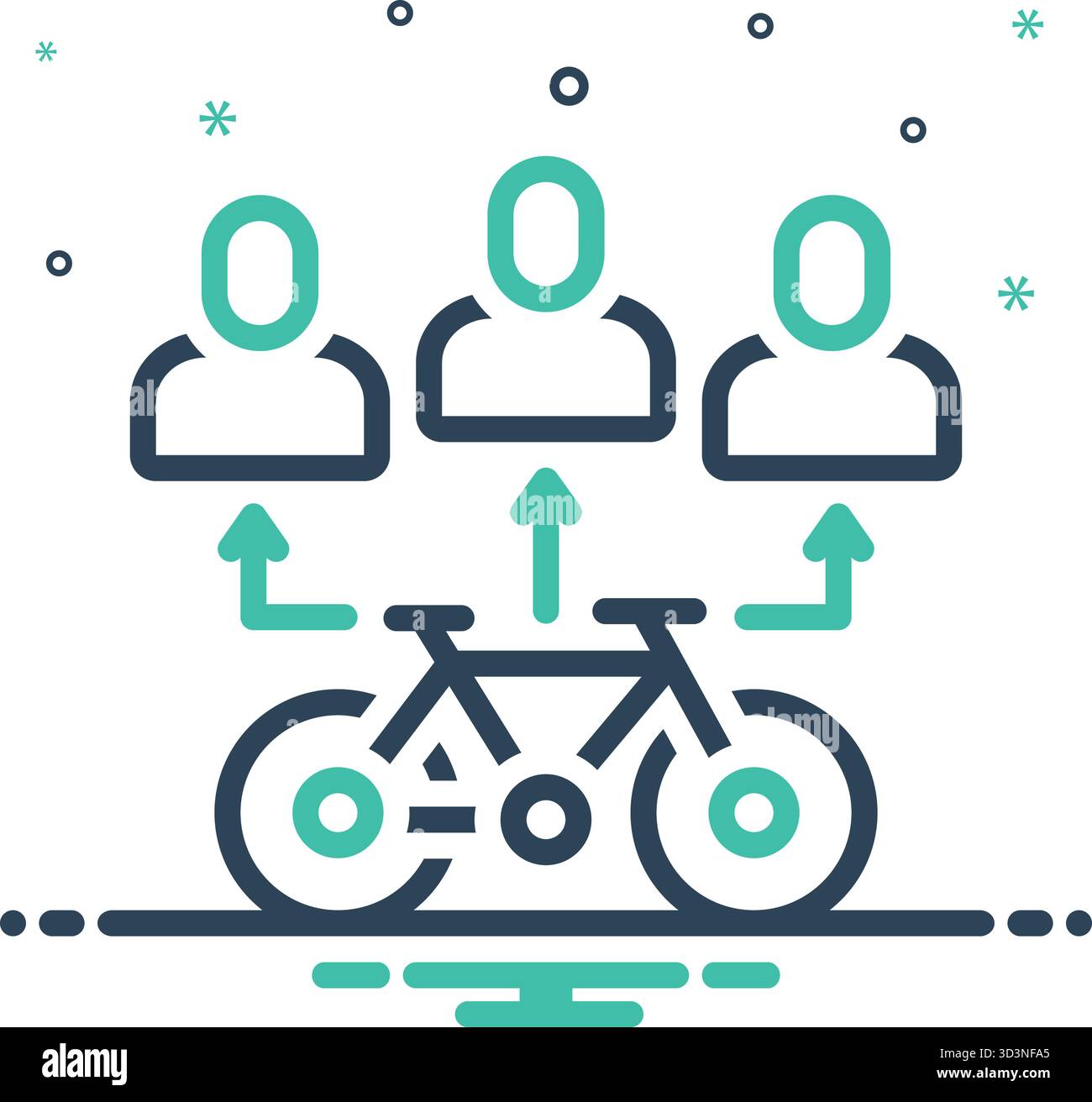 Share sharing system Cut Out Stock Images Pictures Alamy