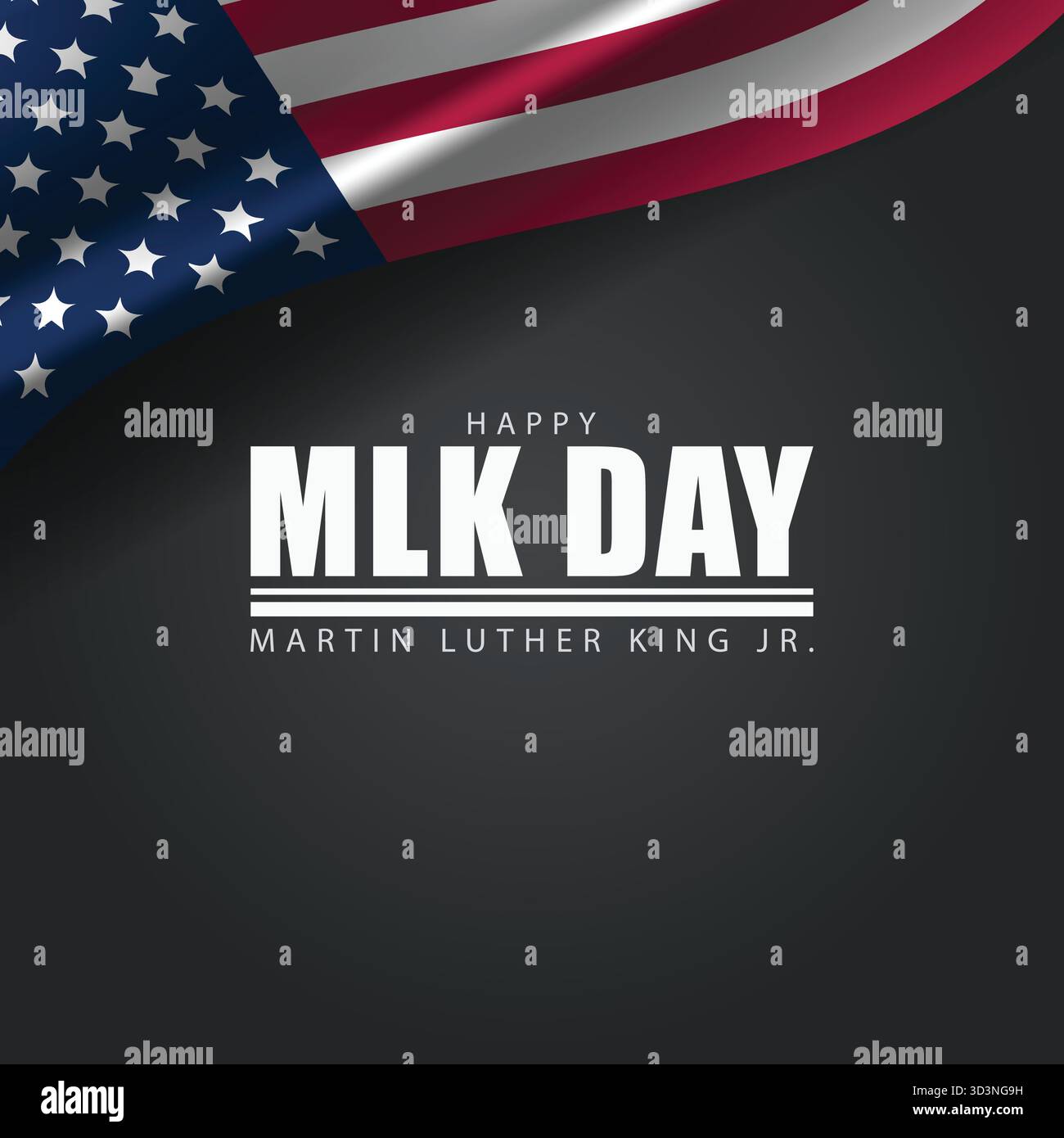 Honoring a Dream Martin Luther King Jr Day Reflections Stock Vector ...