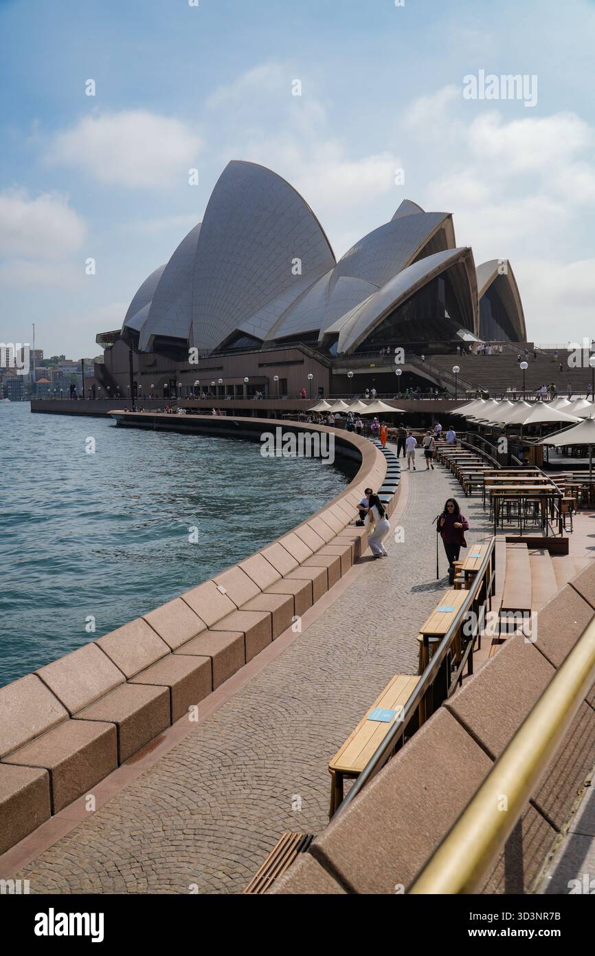 Sydney Opera House, an iconic landmark, from the vibrant waterfront ...