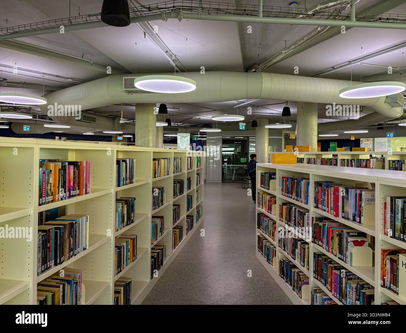 Darling Square Library in Sydney, Australia, featuring multiple rows of ...