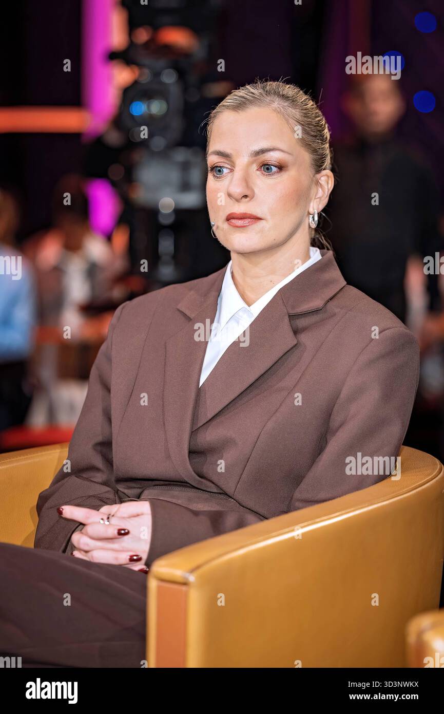 MDR Riverboat. Comedian Laura Larsson anläßlich der Aufzeichnung der