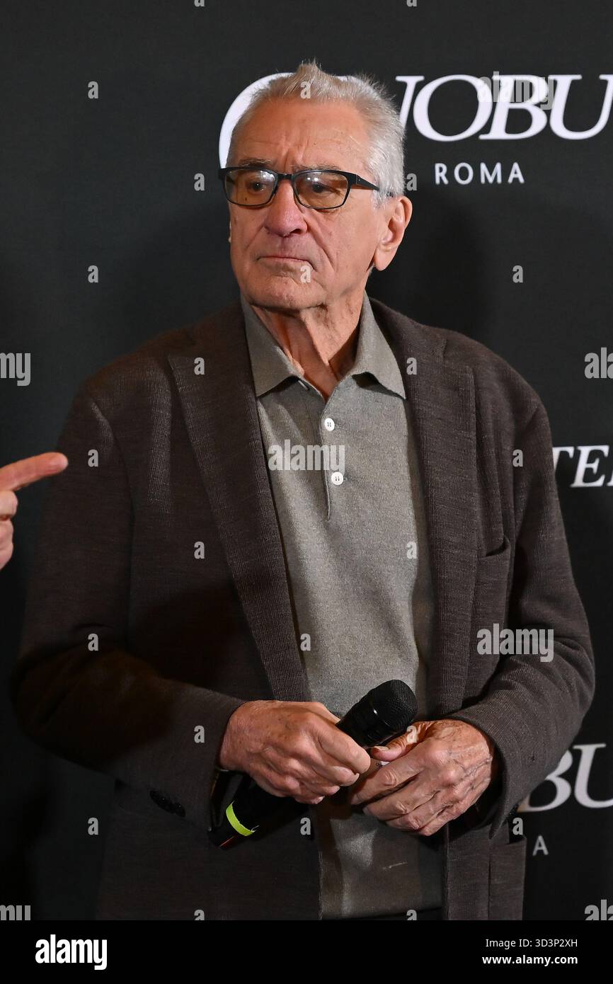 Robert De Niro attend the opening of Nobu Hotel at Nobu Hotel Rome on ...