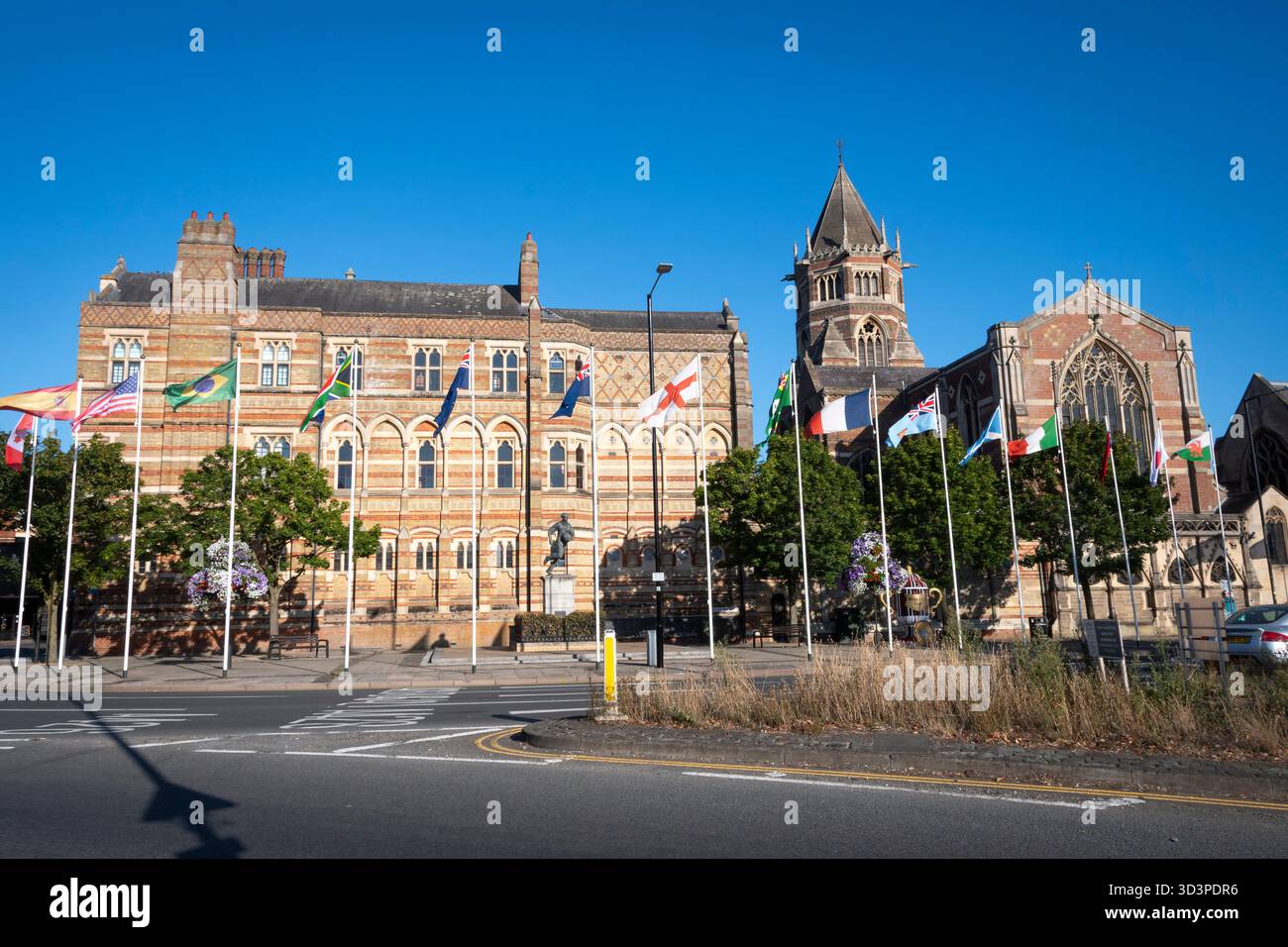 Rugby School and chapel, Rugby, Warwickshire, England Stock Photo - Alamy