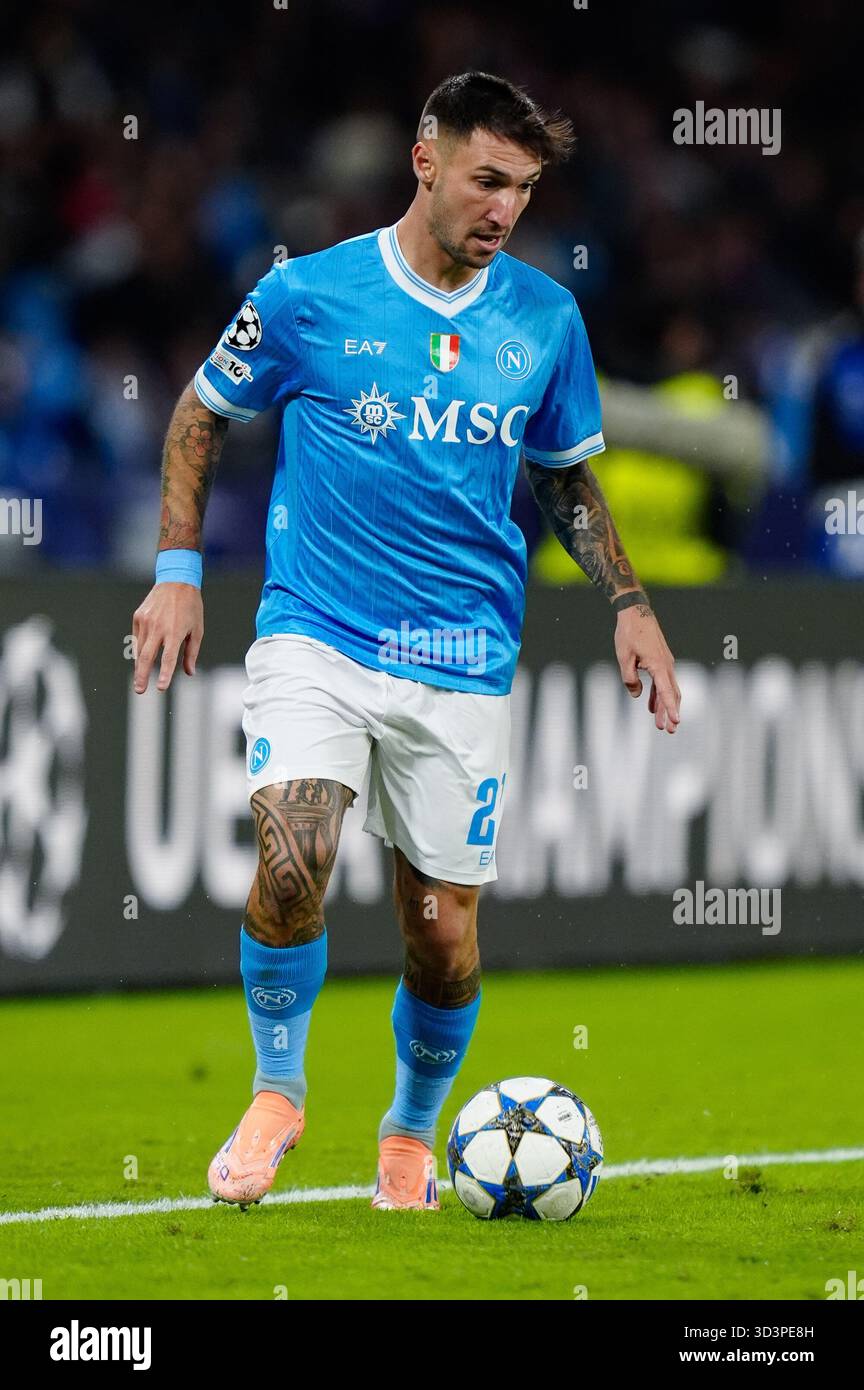 Politano Matteo Politano of SSC Napoli in action during the UEFA Champions ...
