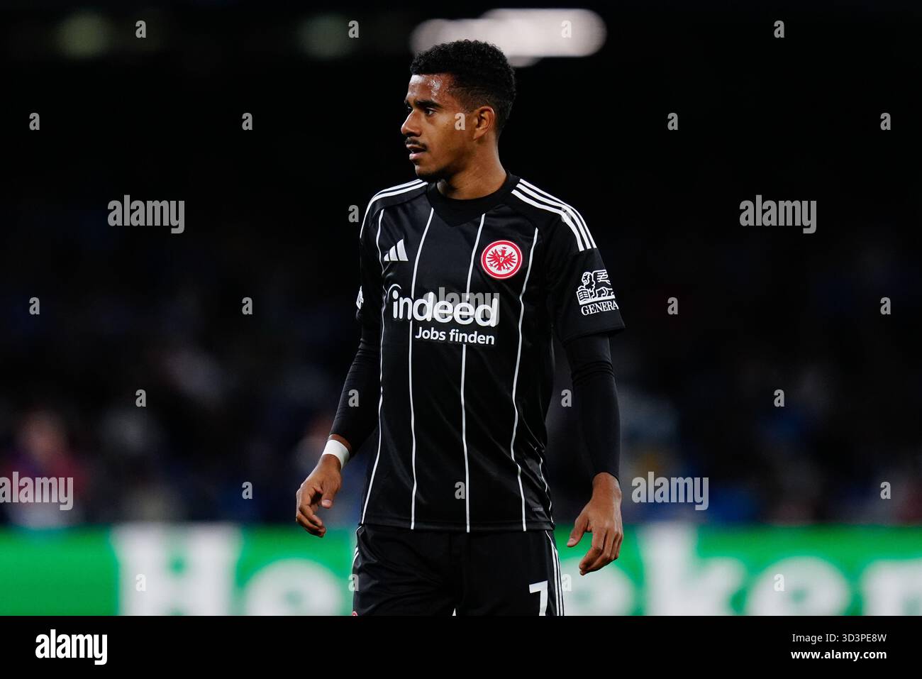 Ansgar Knauff of Eintracht Frankfurt looks on during the UEFA Champions ...