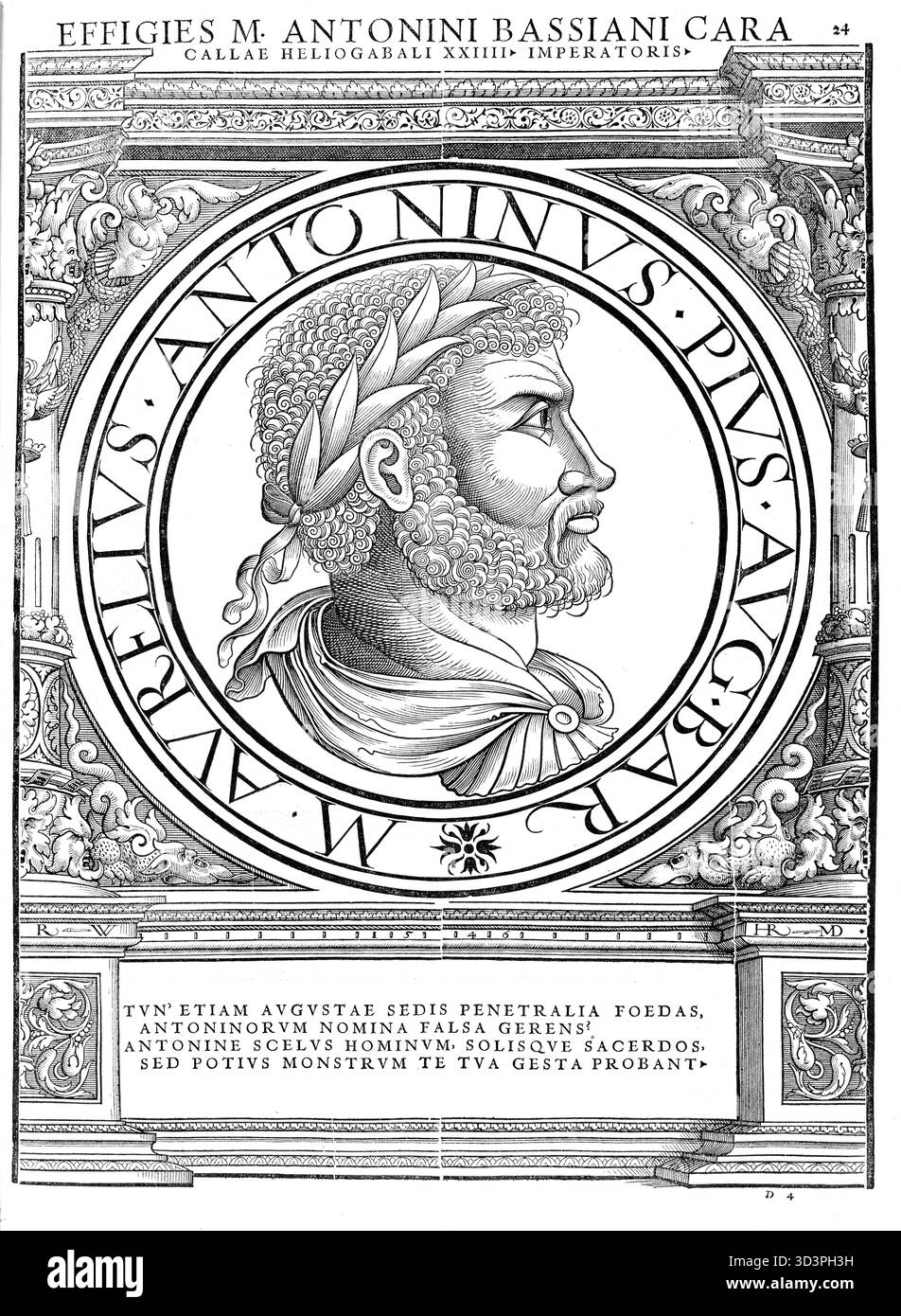 Romische kaiser Black and White Stock