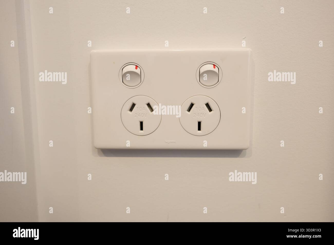 Two Socket Outlets Plastic double socket hi-res stock photography and images - Alamy