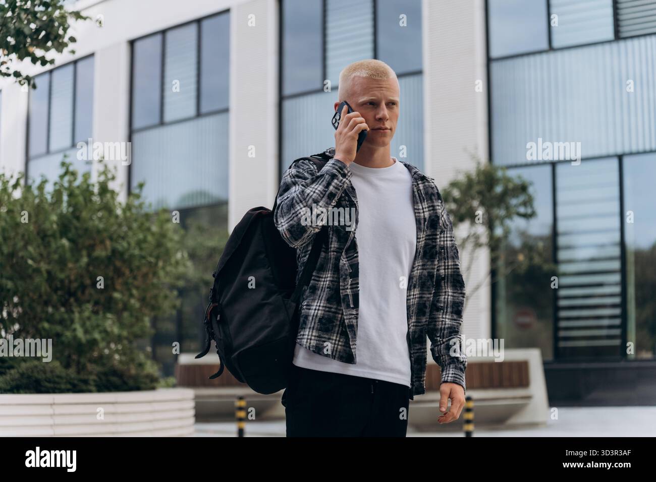 Person wearing plaid shirt hi-res stock photography and images - Alamy