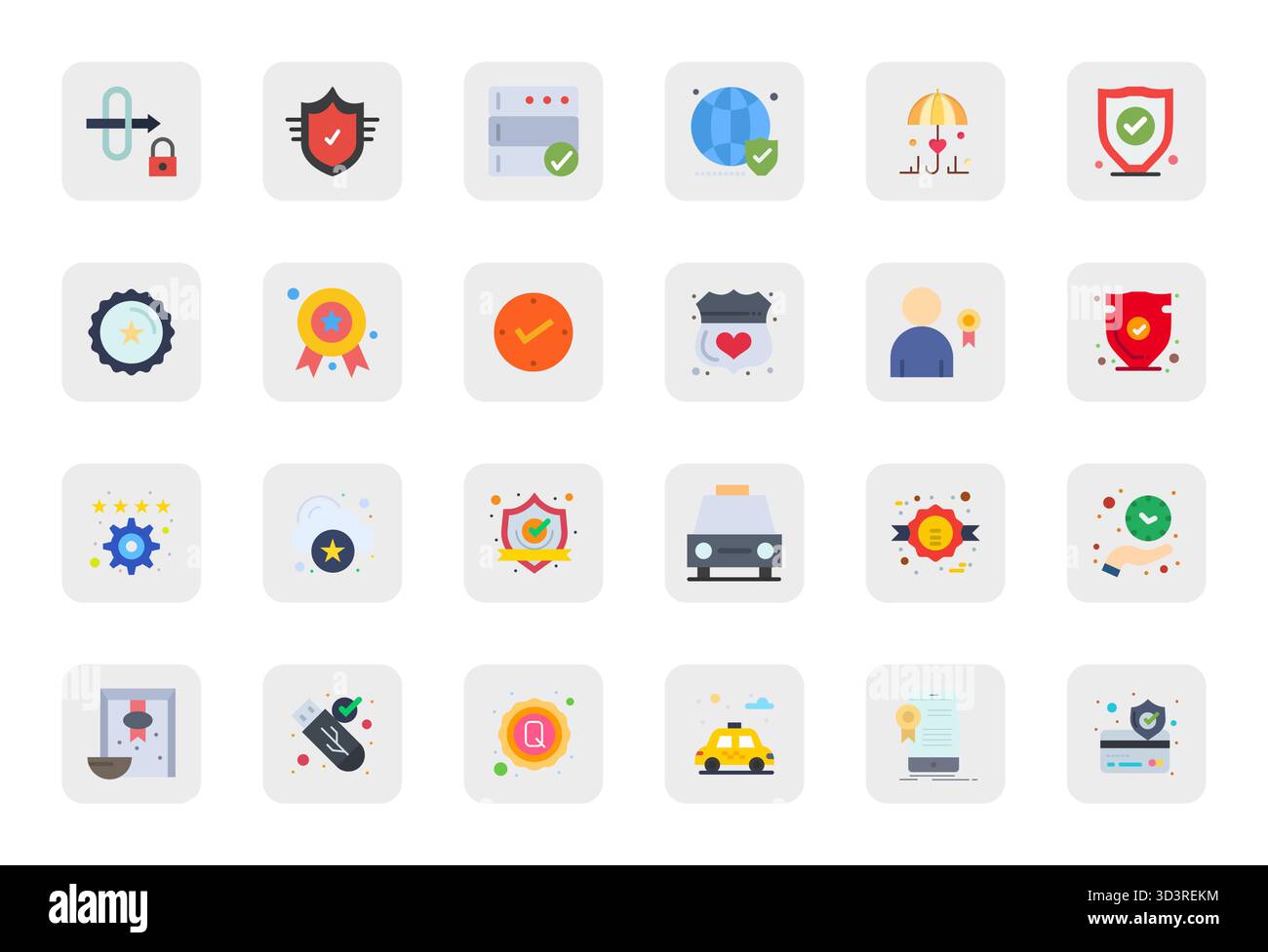This Reliable vector icon pack includes 24 Flat designs in High ...