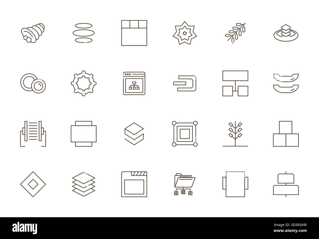 Exclusive collection of 24 Bold Line vector icons for Nested, developed ...